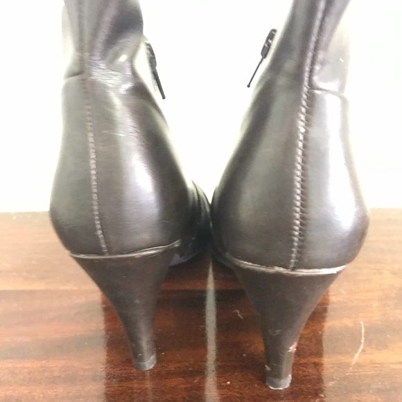 Brown Ankle Booties - Picture 4 of 6